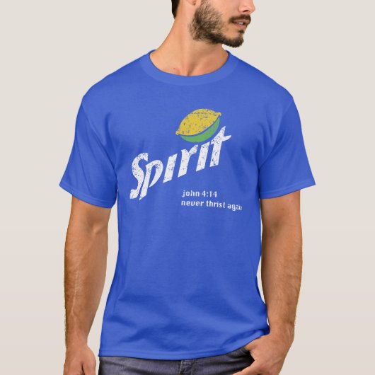 Christian Holy Spirit Born Again Funny Illustrated Tシャツ (正面)