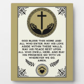 Christian House Blessing フォトプラーク (正面)