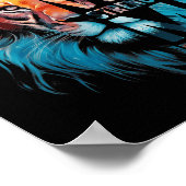 Christian I Can Do All Thing Through Christ Lion F ポスター (角)