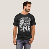 Christian I Can Do All Things Through Christ Lion Tシャツ (正面フル)