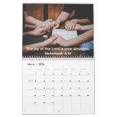 Christian Inspirational 2026 Calendar カレンダー (3月 2026)