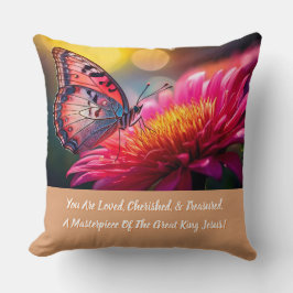 Christian Inspirational Accent Throw Pillow クッション