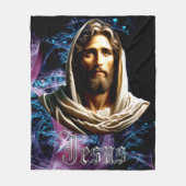 Christian | Jesus | シェルパ ブランケット  (正面)