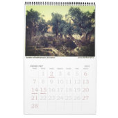 Christian Jesus Holy Land Religious Sacred Sites カレンダー (2月 2027)