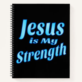 Christian Jesus Is My Strength 8.5 x 11ノートブック ノートブック