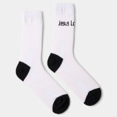 Christian Jesus loves you Crew Socks ソックス (右)