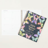 Christian Jesus Transformed My Life Butterfly Gold プランナー手帳 (ディスプレー)