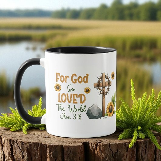 Christian - John 3:16 For God So Loved the World マグカップ