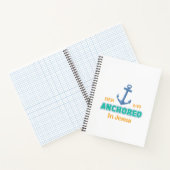 Christian Journal Anchored in Christ Verse Design ノートブック (内部)