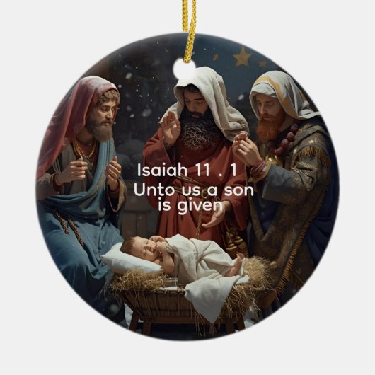 Christian Journal for Her, Bible Scriptures セラミックオーナメント (正面)