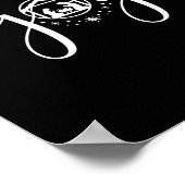 Christian Joy Nativity Christmas - joy' With Baby  ポスター (角)