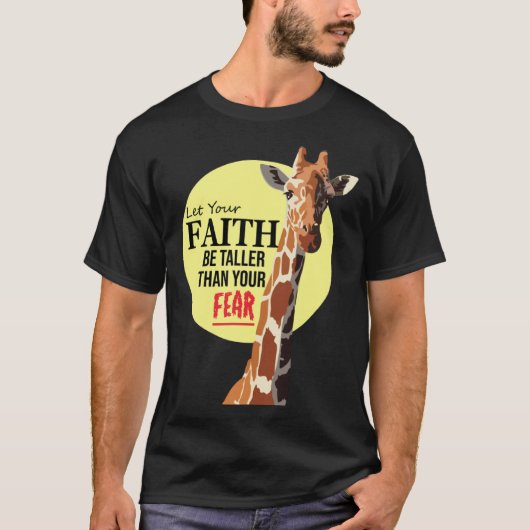 Christian Let your faith be bigger than yours Tシャツ (正面)