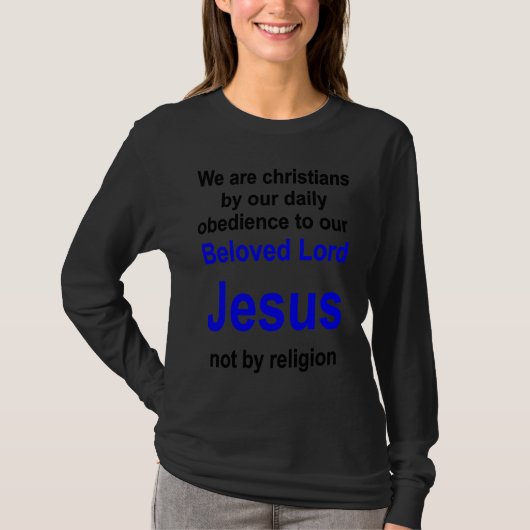 Christian lifestyle Multilingual Series English ve Tシャツ (正面)