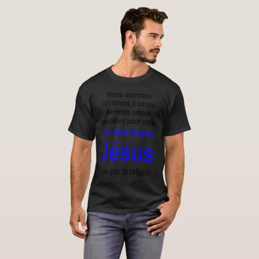 Christian lifestyle Multilingual Series French ver Tシャツ (正面フル)