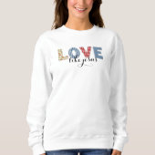 Christian Love Like Jesus Sweatshirt スウェットシャツ (正面)
