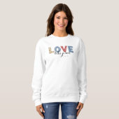Christian Love Like Jesus Sweatshirt スウェットシャツ (正面フル)