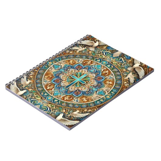 Christian Mandala Inspirational ノートブック (左側)