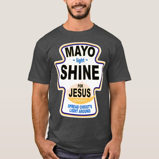 Christian Mayo Light Shine Jesus Tee Tシャツ (正面)