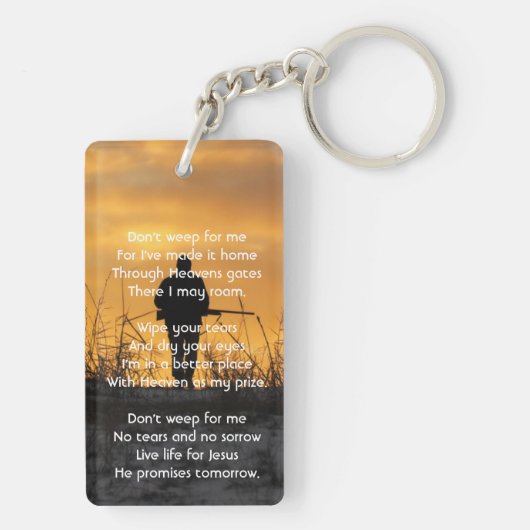 Christian Memorial  Hunter Hunting Stalking Game  キーホルダー (裏面)