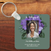 Christian Memorial Keepsake African Violet キーホルダー (正面)