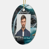 Christian Memorial Keepsake Antique Cars Auto セラミックオーナメント (左)