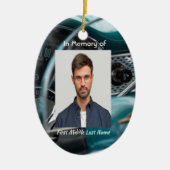 Christian Memorial Keepsake Antique Cars Auto セラミックオーナメント (正面)