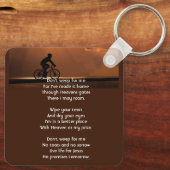 Christian Memorial Keepsake Biking Cycling Bike  キーホルダー (裏面)