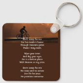 Christian Memorial Keepsake Biking Cycling Bike  キーホルダー (裏面)