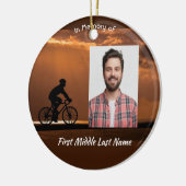 Christian Memorial Keepsake Biking Cycling Bike  セラミックオーナメント (左)