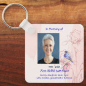 Christian Memorial Keepsake Bluebird Garden キーホルダー (正面)