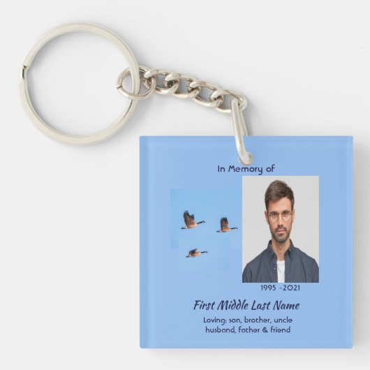 Christian Memorial Keepsake  Canada Goose Outdoors キーホルダー (正面)