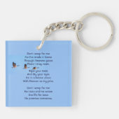 Christian Memorial Keepsake  Canada Goose Outdoors キーホルダー (裏面)