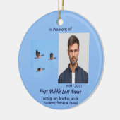 Christian Memorial Keepsake Canada Goose Outdoors セラミックオーナメント (左)