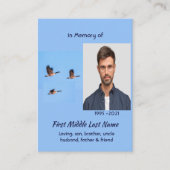 Christian Memorial Keepsake Canada Goose Outdoors 名刺 (正面)