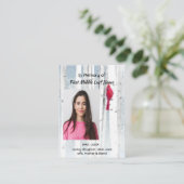 Christian Memorial Keepsake Cardinal Bird 名刺 (スタンド正面)