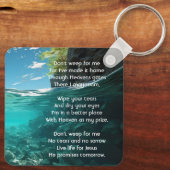 Christian Memorial Keepsake  Deep Sea Diving Diver キーホルダー (裏面)