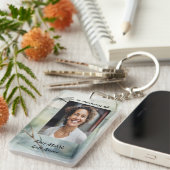 Christian Memorial Keepsake Dragonfly Business キーホルダー (正面右)