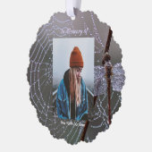 Christian Memorial Keepsake Dragonfly Dewdrops オーナメントカード (左)