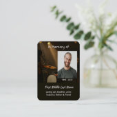 Christian Memorial Keepsake Drummer Drums Band  名刺 (スタンド正面)