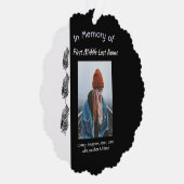 Christian Memorial Keepsake Feather Tribal Boho オーナメントカード (右)