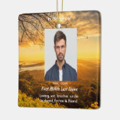 Christian Memorial Keepsake Golden Sunrise  セラミックオーナメント (左)