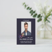 Christian Memorial Keepsake Hockey Player Sport 名刺 (スタンド正面)