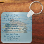 Christian Memorial Keepsake Mallard Ducks Bird キーホルダー (裏面)