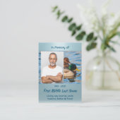 Christian Memorial Keepsake Mallard Ducks Bird 名刺 (スタンド正面)