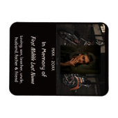 Christian Memorial Keepsake Motorcycle Biker マグネット (横)