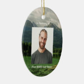 Christian Memorial Keepsake Mountain Lake  セラミックオーナメント (右)