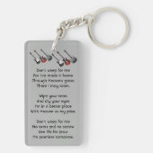 Christian Memorial Keepsake Musician Guitar Music  キーホルダー (裏面)