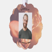 Christian Memorial Keepsake Musician Piano Guitar オーナメントカード (左)