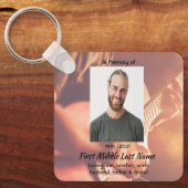 Christian Memorial Keepsake Musician Piano Guitar キーホルダー (正面)