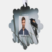 Christian Memorial Keepsake  Red-wing Blackbird オーナメントカード (左)